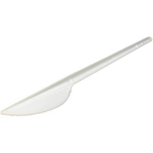 Нож компакт белый пластиковый, 170 мм (100 шт в упаковке, 2500 шт в коробке)