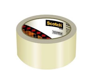 Scotch® A2J Упаковочный Скотч Эконом, прозрачная, 48 мм x 50 м, 40 мкм